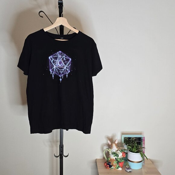 Tee Turtle Celestial D20 Ladies T-Shirt - size XL - Picture 1 of 2